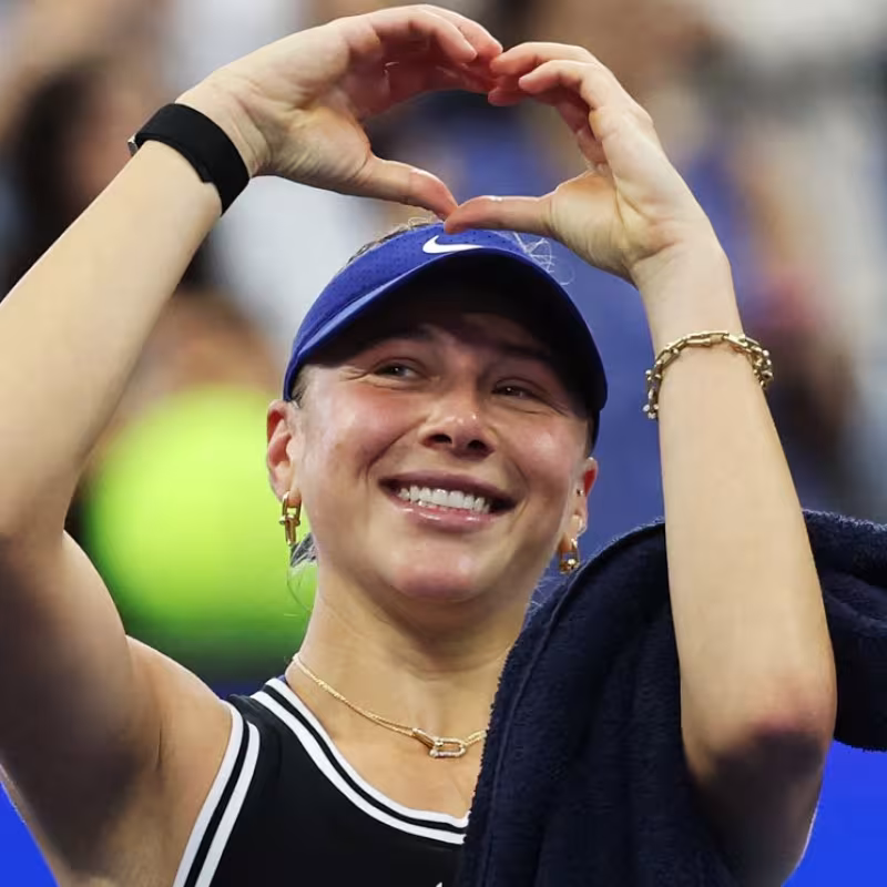 Anisimova en el US OPen. Foto: Getty