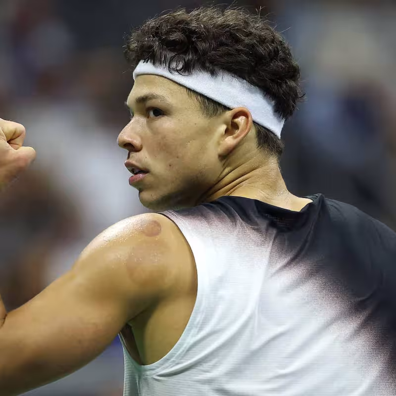 Ben Shelton parle d'Alcaraz à l'US Open 2026. Photo : gettyimages