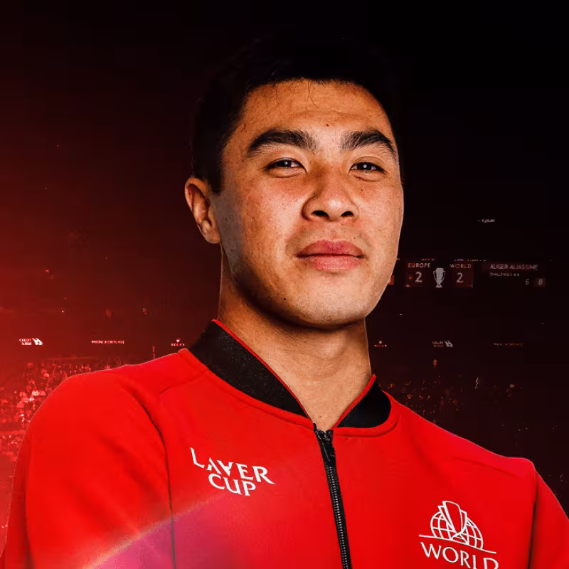 Brandon Nakashima wins at the Laver Cup. Photo: gettyimages