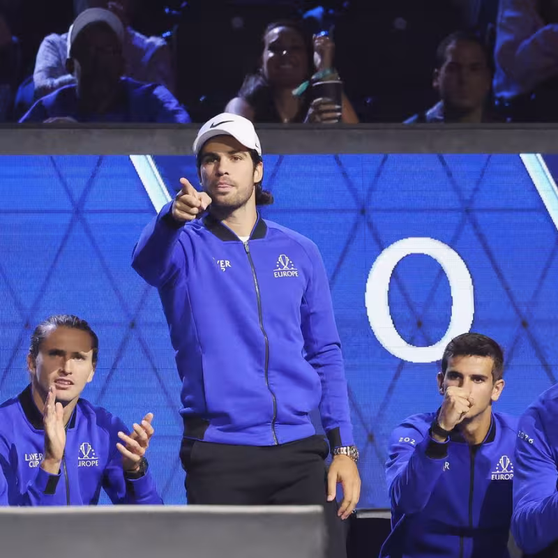 Carlos Alcaraz, hora à laquelle voir son match contre Fritz en Coupe Laver. Photo : gettyimages