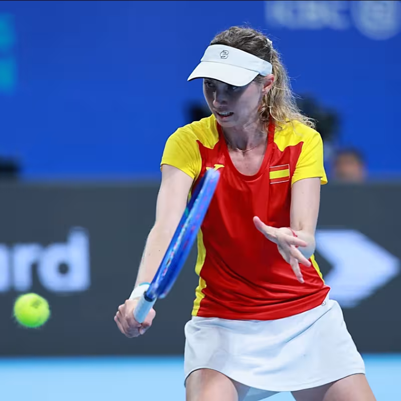 Cristina Bucsa loses in the Billie Jean King Cup. Photo: gettyimages