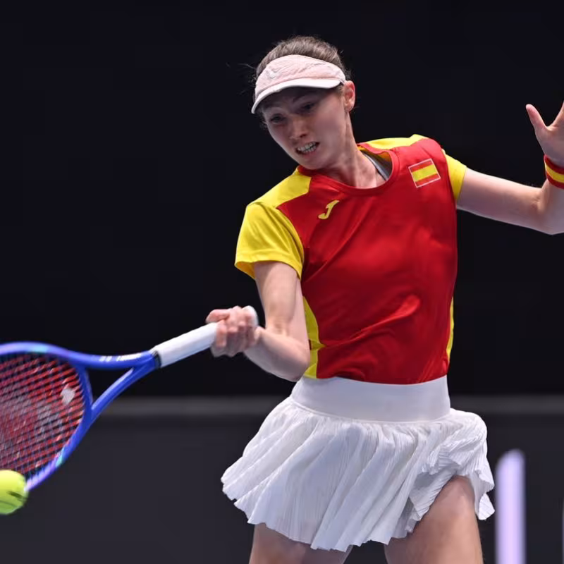 Cristina Bucsa pierde en Billie-Jean King Cup. Foto: gettyimages