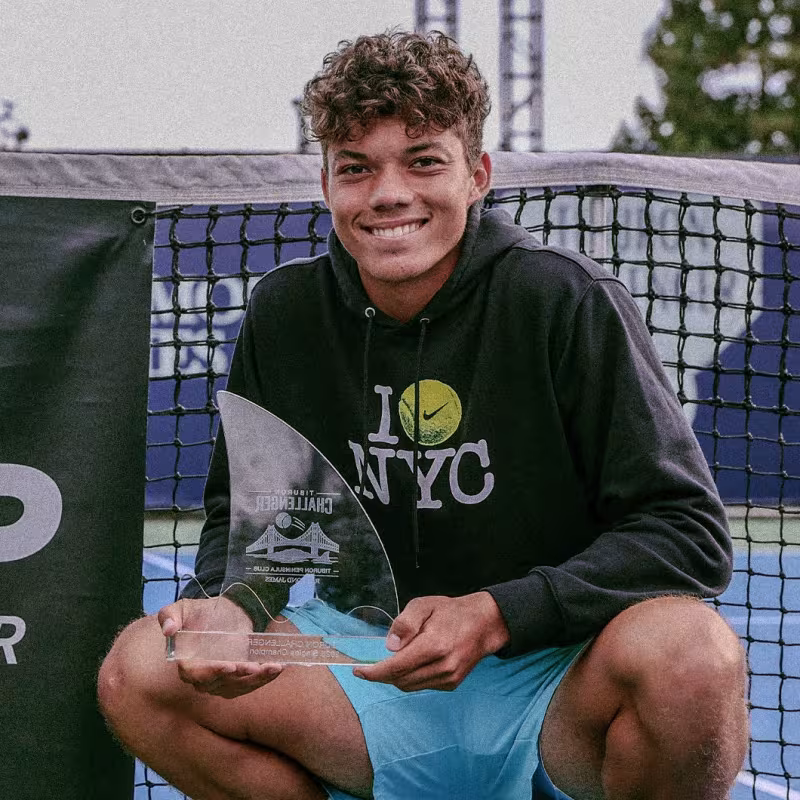 Darwin Blanch completes a perfect week in Tiburón by winning his first Challenger. Source: ATP
