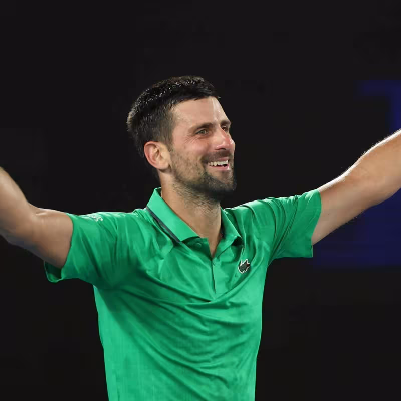 Novak Djokovic, sensación de tenista. Foto: gettyimages
