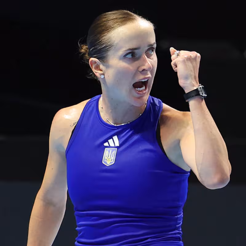 Elina Svitolina, à la Billie Jean King Cup 2026. Photo : gettyimages