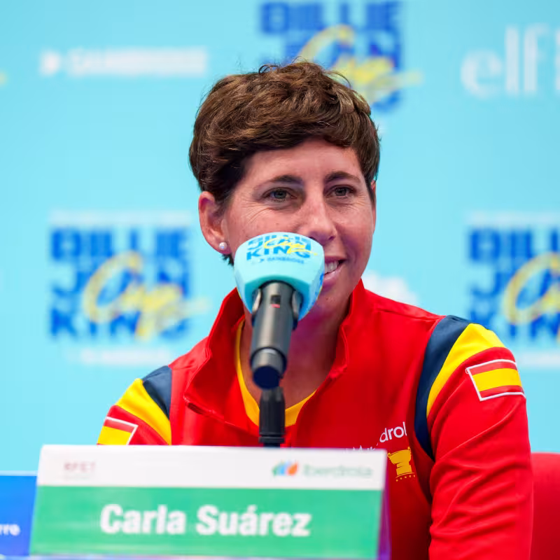 Carla Suárez desvela cuál es el objetivo de España en las Billie Jean King Cup Finals 2026. Fuente: RFET