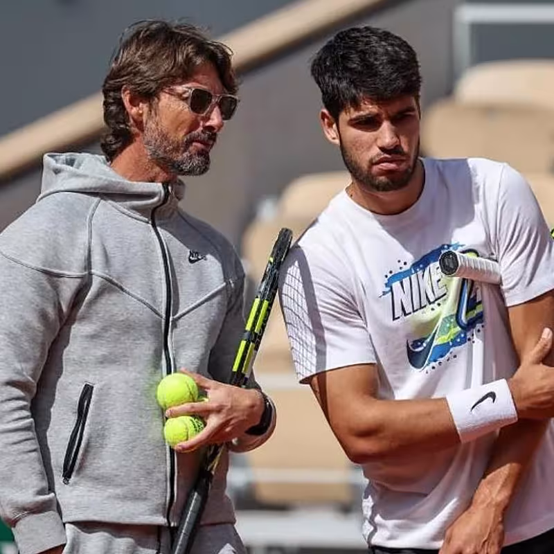 Una ex número uno del mundo afirma que Juan Carlos Ferrero y Carlos Alcaraz volverán a trabajar juntos en 2027. Fuente: Getty