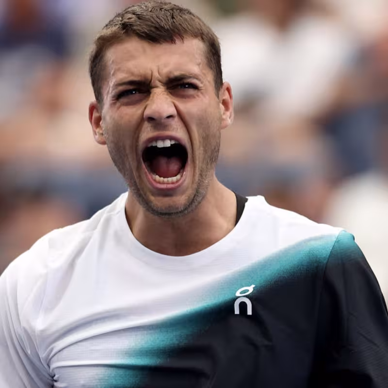 Cobolli frees himself in New York: "I had nothing to lose, so I gave it my all." Source: Getty