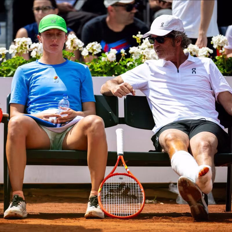 Francis Roig dévoile la clé de l'amélioration du jeu de Swiatek. Source : Getty Images.