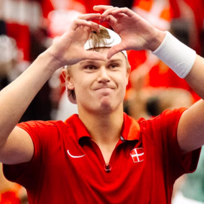Rune, excited after his return: "This is the perfect beginning for me." Source: Getty