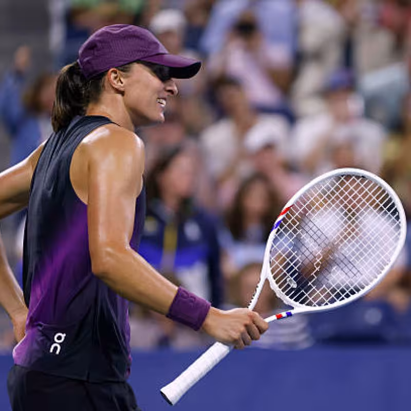 Iga Swiatek parle de Francis Roig. Photo : gettyimages