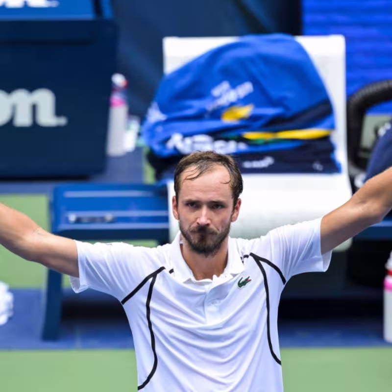 Medvedev desvela qué implementa en su juego al ver otros deportes. Fuente: Getty Images.