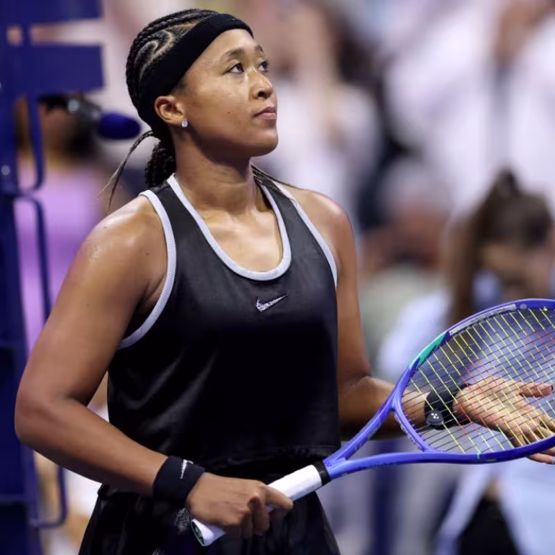 Naomi Osaka, physical discomfort at the 2026 US Open. Photo: gettyimages