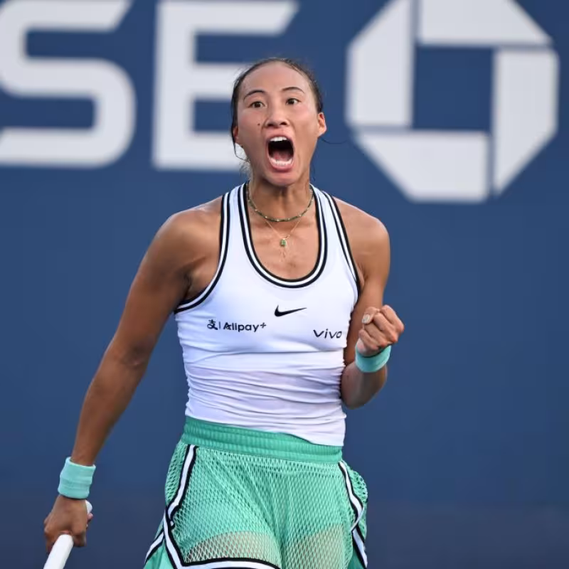 Qinwen Zheng vuelve a la élite en el US Open 2026. Foto: gettyimages