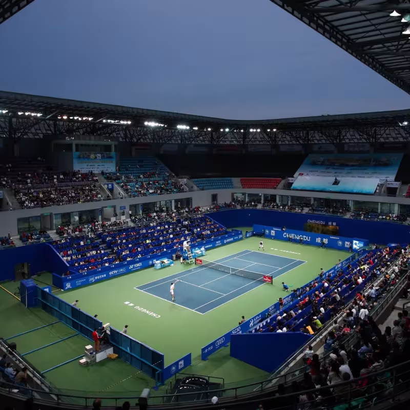 Davidovich sait déjà qui sera son adversaire en finale de l'ATP de Chengdu. Photo : Gettyimages
