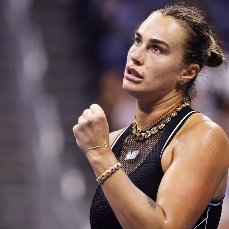 Sabalenka vuelve a explotar: “Sois un chiste, ¿pero qué clase de pregunta es esa?”. Foto: Gettyimages