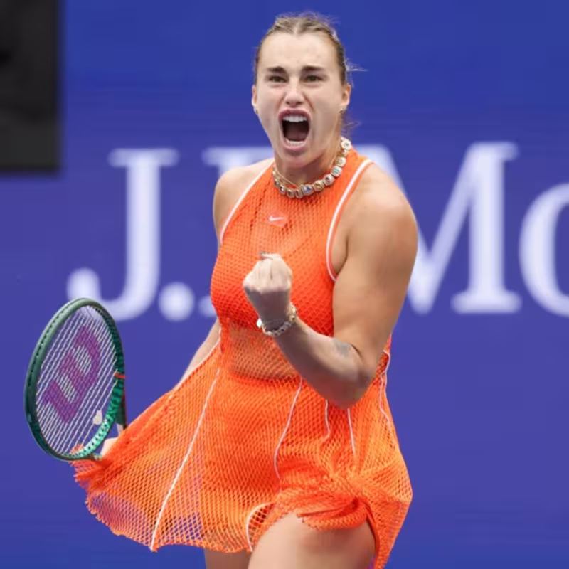 Sabalenka responde a las críticas por el uso de sus redes sociales. Fuente: Getty Images.