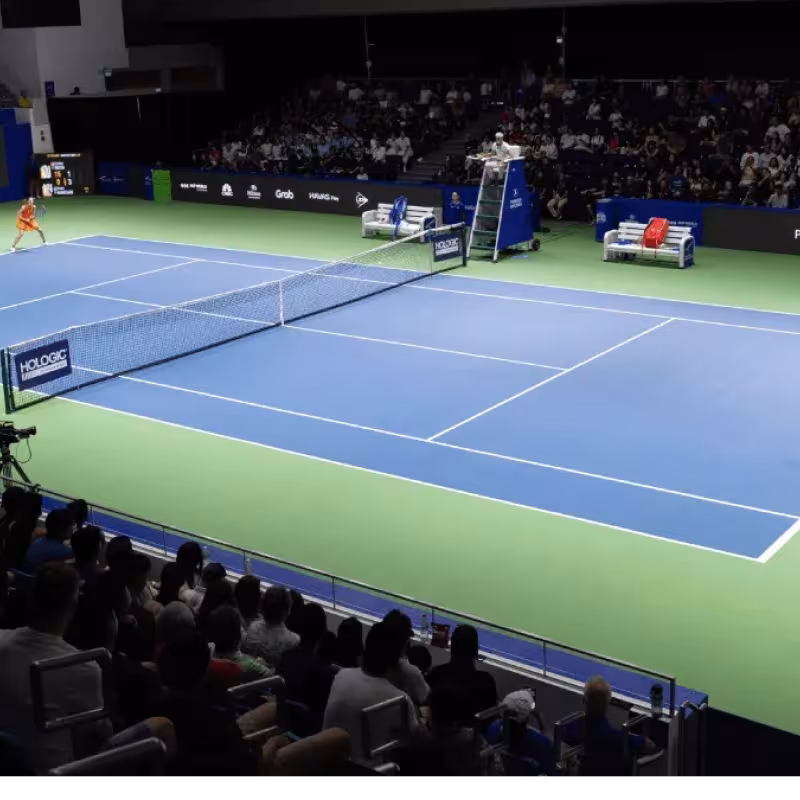 Sangría total en el WTA de Singapur. Foto: Gettyimages