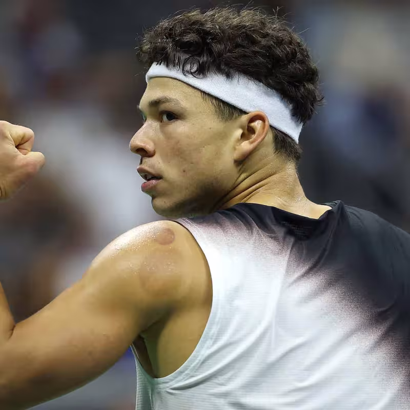 Ben Shelton, statistiques au US Open 2026. Photo : gettyimages
