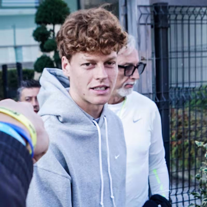 Jannik Sinner completes treatment at JMedical. Photo: gettyimages