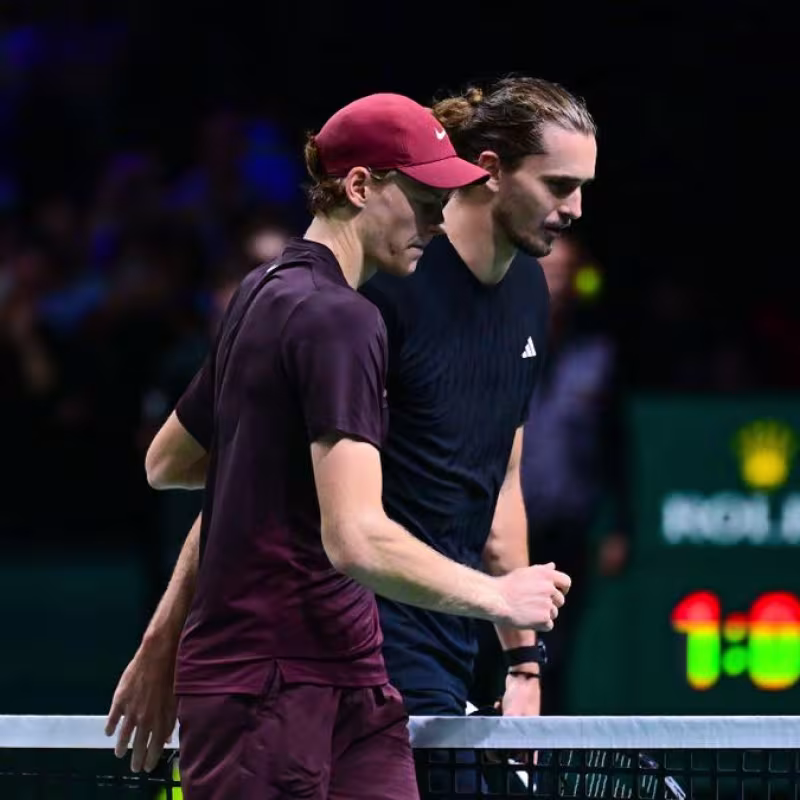 Jannik Sinner and Alexander Zverev, battle for the number 1 spot in 2026. Photo: gettyimages