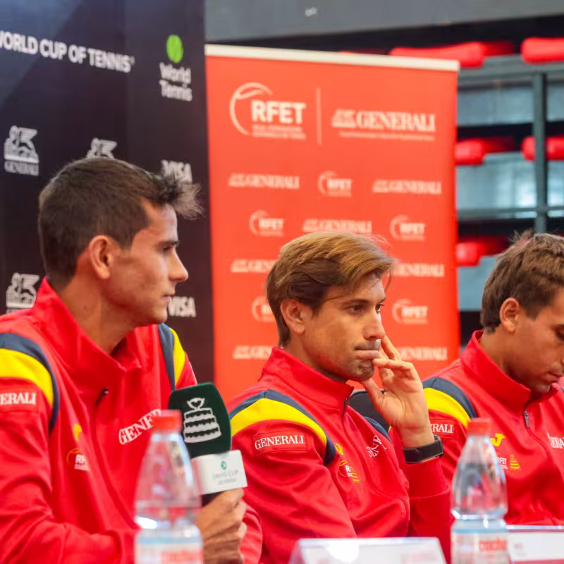 Ferrer bets on Jódar and Mérida in singles and on Munar and Martínez in doubles against Chile. Photo: Getty Images.
