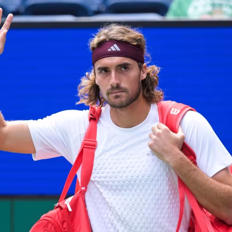Tsitsipas analyse son duel contre Shelton. Source : Getty Images.