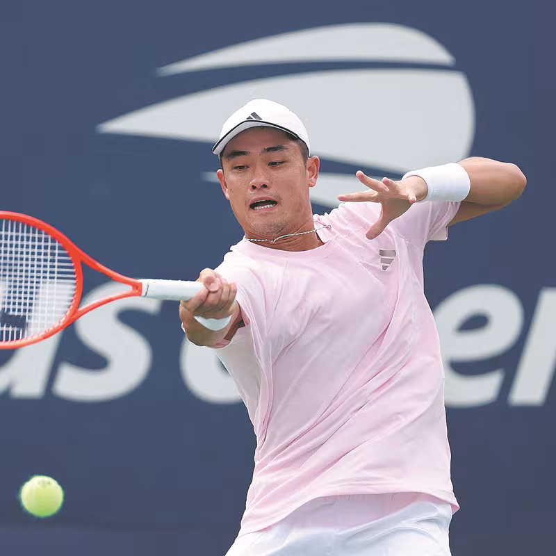 This is Yibing Wu, Alcaraz's next opponent.