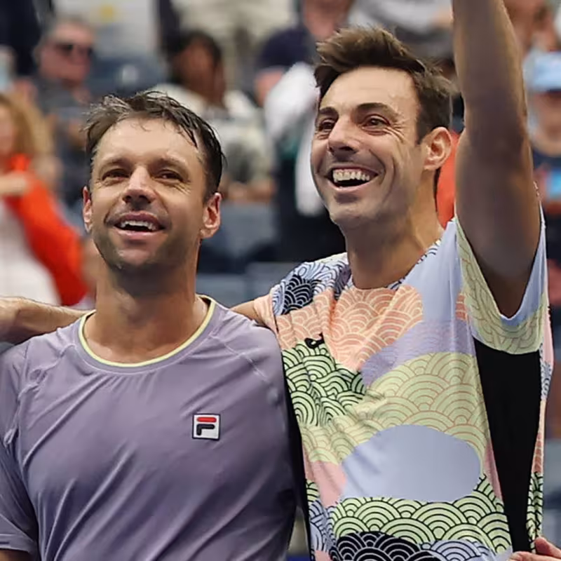 Le duo qui ne faillit jamais : Granollers et Zeballos seront aux ATP Finals pour la septième année consécutive. Source : Getty