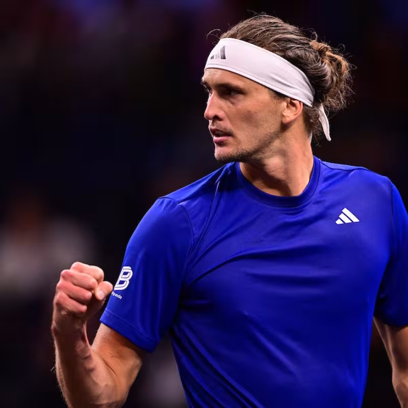 Zverev reclaiming the Laver Cup throne for Europe. Photo: Getty Images