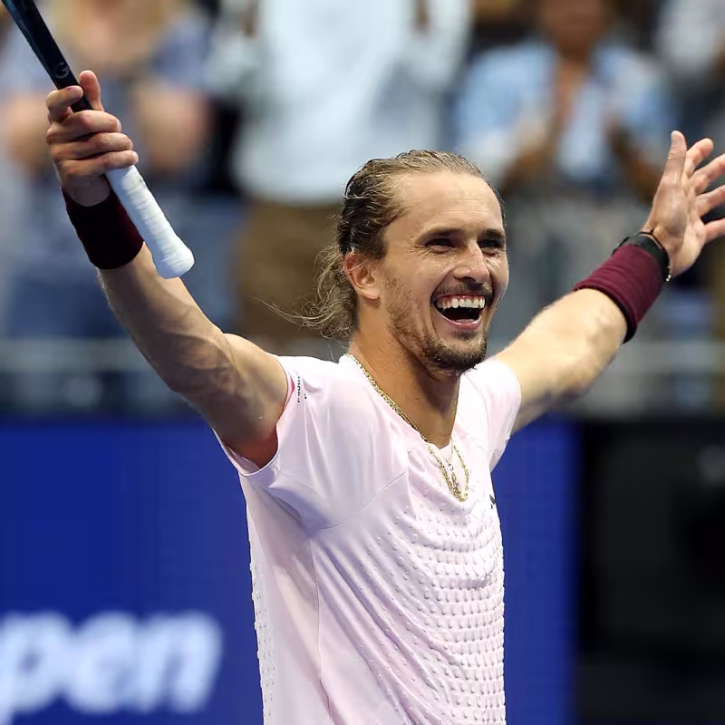 Zverev, ahora te toca contra Alcaraz y Sinner. Foto: Gettyimages