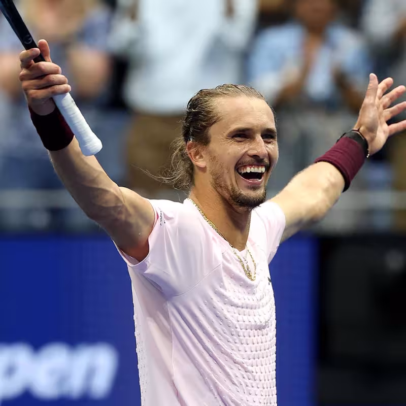 Zverev, tennisman avec deux titres de Grand Chelem. Photo : gettyimages