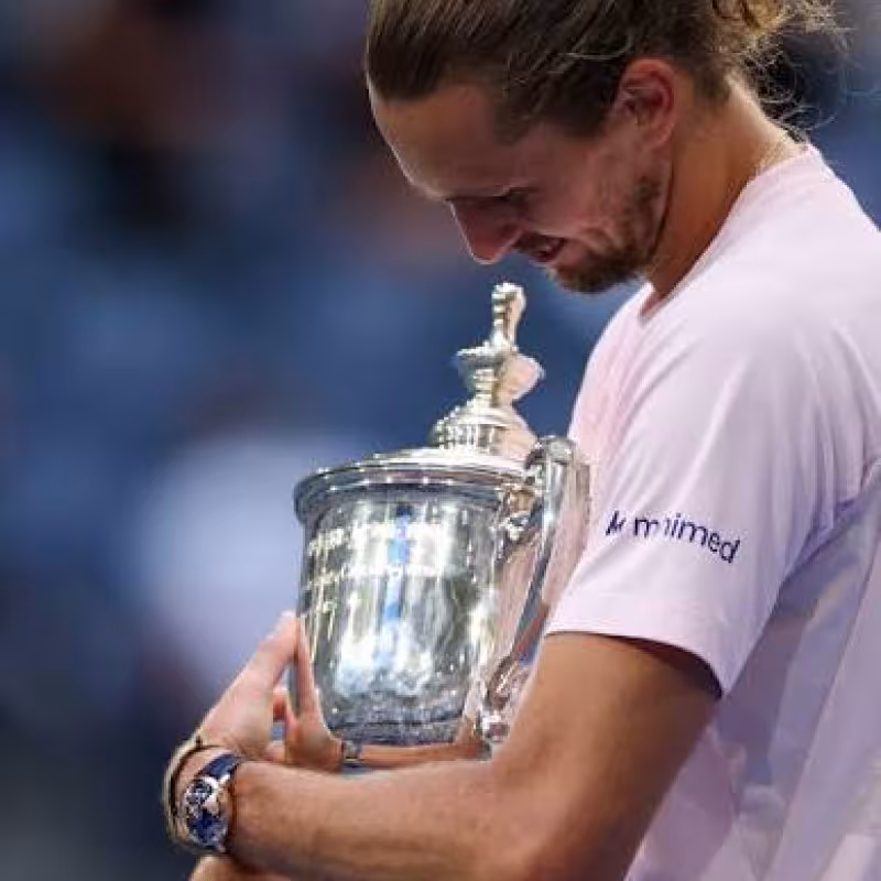 Zverev: "At this moment, he is probably the best in the world, but not with Alcaraz and Sinner healthy." Photo: Getty Images