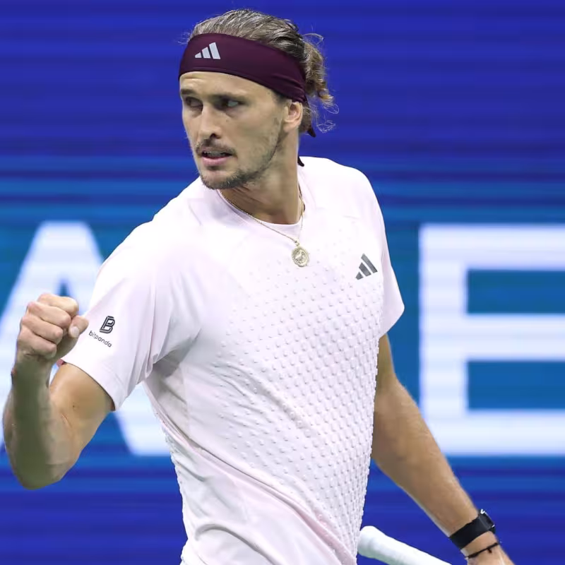 Zverev, victoire contre un top-10 en 2026. Photo : gettyimages