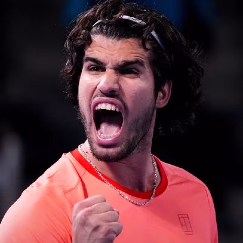 Carlos Alcaraz knows how to endure against Arnaldi to advance another round in the ATP Tokyo. Source: TennisTV