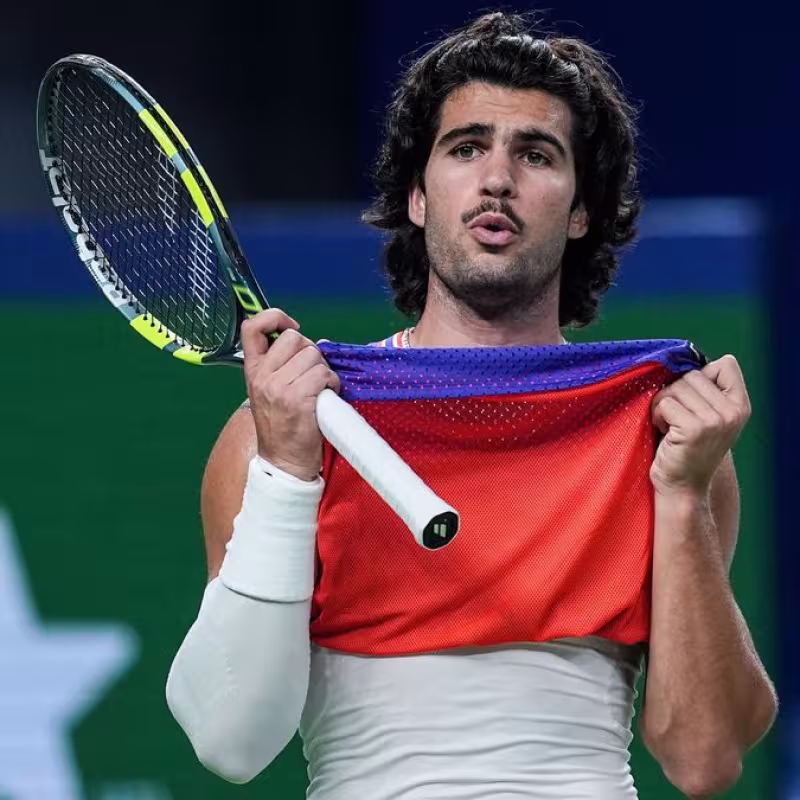 Carlos Alcaraz, muñeca. Foto: gettyimages