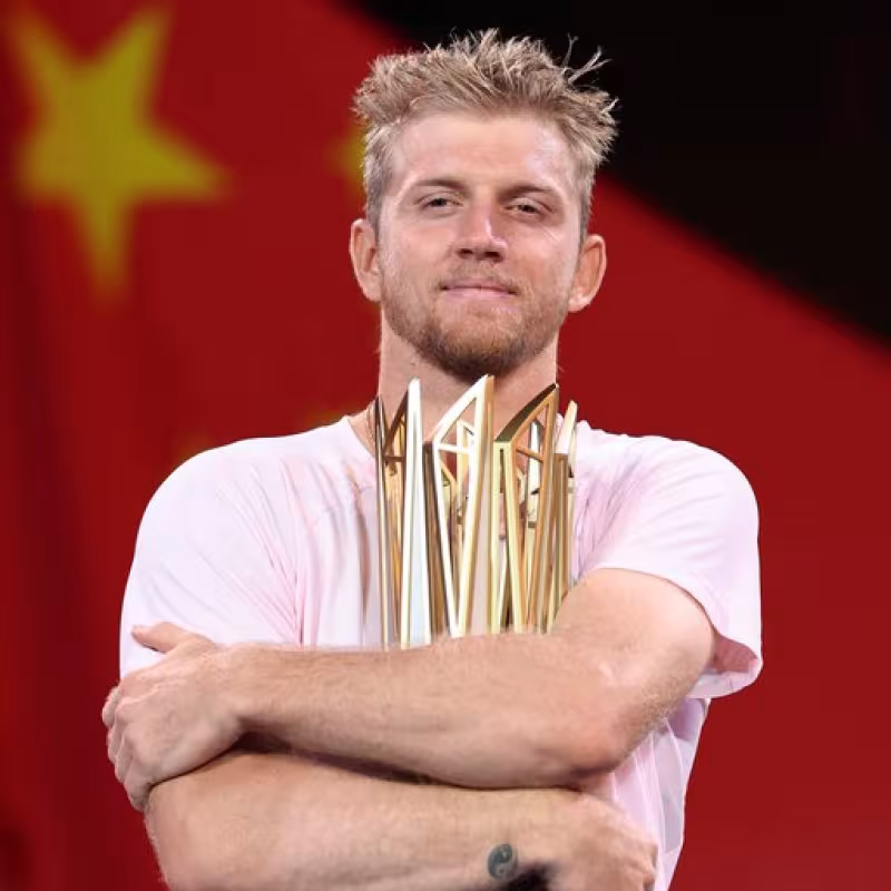 Alejandro Davidovich révèle la clé de son titre à Shanghai : "Mon équipe croyait en moi". Source : Getty