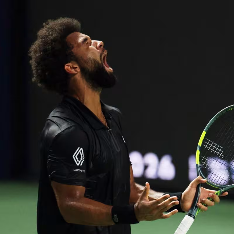 Arthur Fils, désespéré à Shanghai. Photo : gettyimages