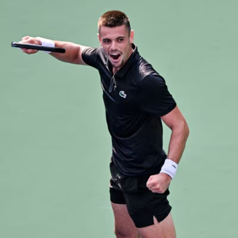 Arthur Gea gana a Mensik en Shanghái. Foto: gettyimages