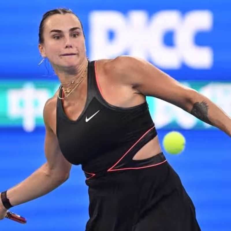 Aryna Sabalenka, attentes à Wuhan. Photo : gettyimages
