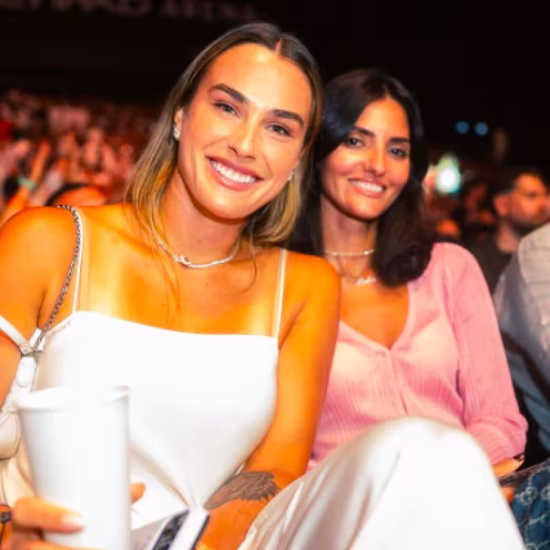 Sabalenka surprises with her visit to the UFC at a crucial moment in the season. Source: Getty