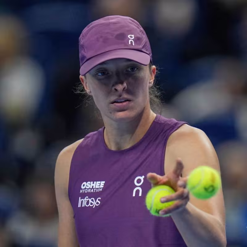 This is how the Wuhan semifinals shape up after Swiatek's victory over Ann Li. Source: Getty Images.