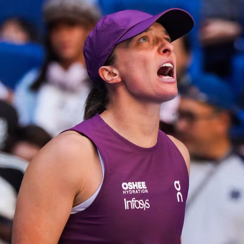 Problemas para Iga Swiatek: Solo dos billetes por repartir para las WTA Finals 2026. Fuente: Getty