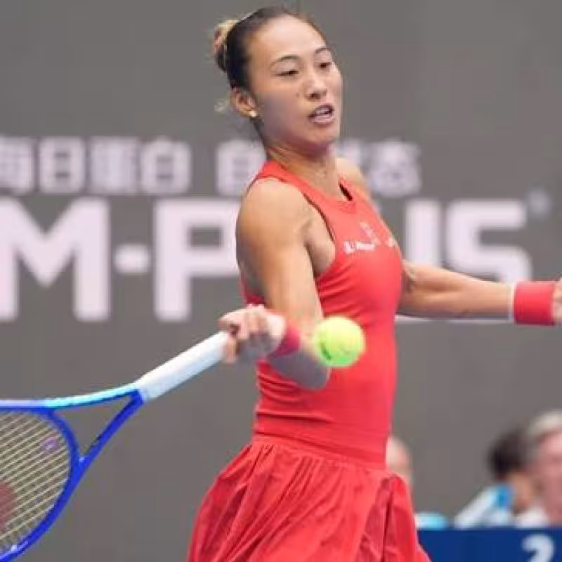 Qinwen Zheng, éliminée à Wuhan. Photo : gettyimages
