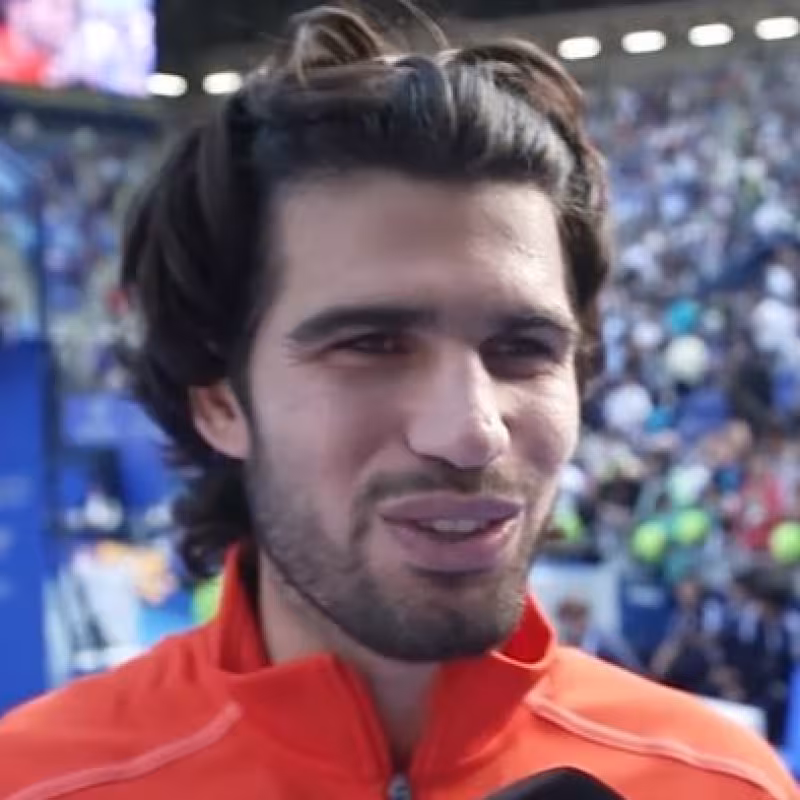 Esto dijo Carlos Alcaraz tras remontar a Matteo Arnaldi en Tokio. Fuente: ATP