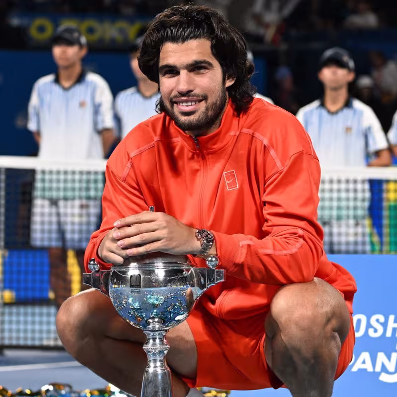 Alcaraz arrives unleashed in Shanghai: "I want to win this tournament and the ones to come." Source: Getty