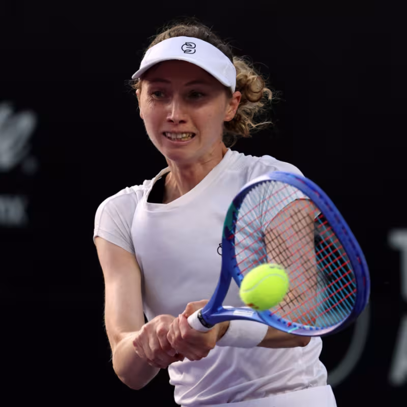 Cristina Bucsa, eliminada en Wuhan. Foto: gettyimages