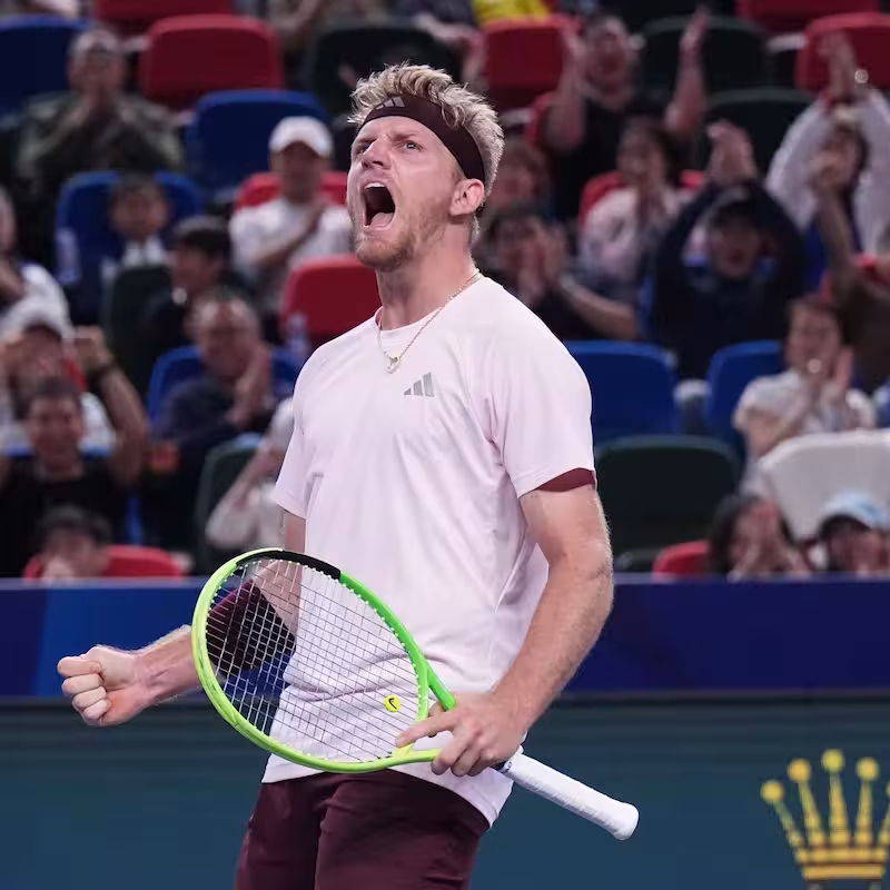 Davidovich parle déjà comme un finaliste à Shanghaï : “C'est la meilleure victoire de ma carrière”. Photo : Gettyimages