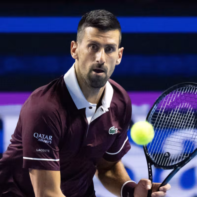 Struff e il suo infallibile servizio mettono in crisi Djokovic e danno vita a Jódar. Foto: Gettyimages