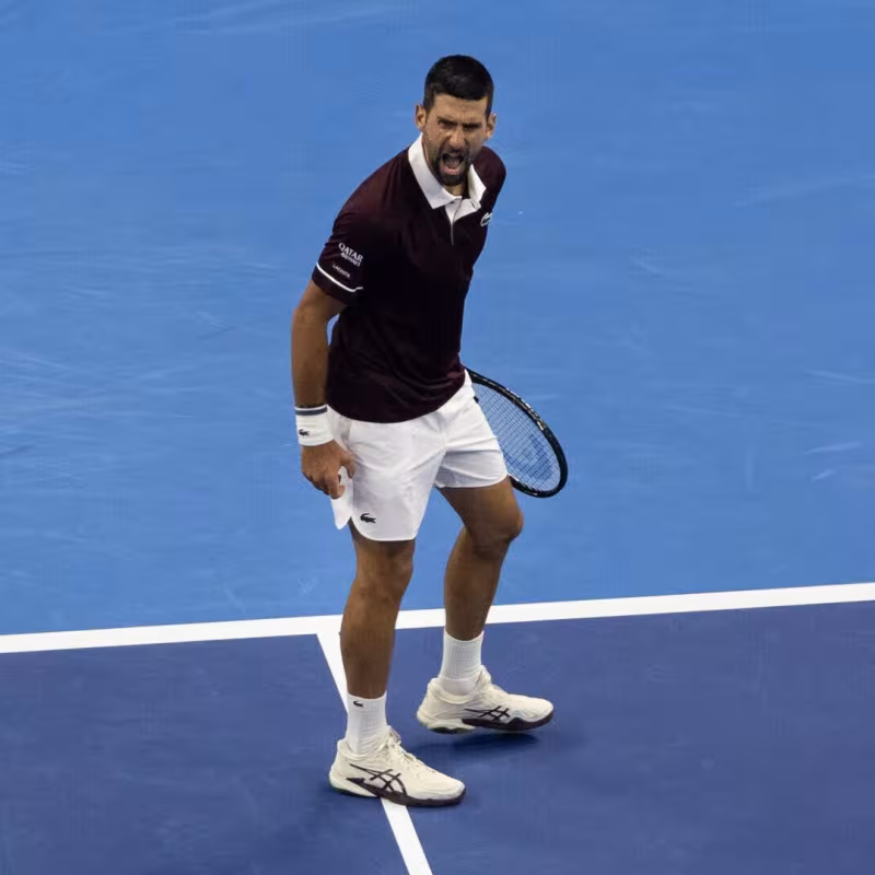 Djokovic ya preocupa hasta cuando gana. Fuente: Getty Images.